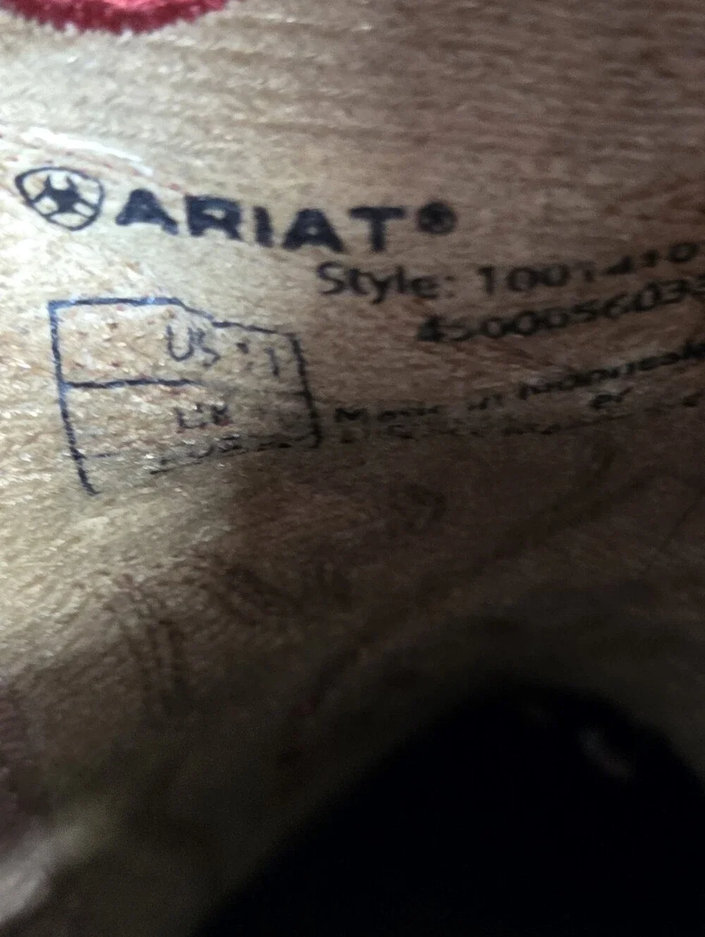 Ariat kids leather